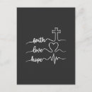Search for love hope postcards Faith