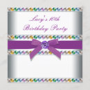 Search for purple ribbon invitations Jewels