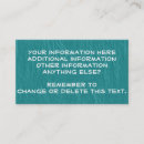 Search for harmony business cards Peace
