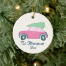Search for automobiles christmas tree decorations Illustration