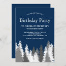 Search for winter woodland birthday invitations Nature