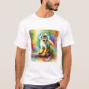 Search for squirrel monkey Watercolor