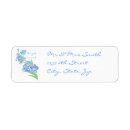 Search for forget me not return address labels Garden