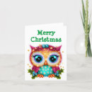 Search for owl christmas cards Adorable