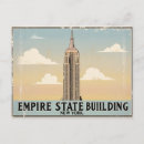 Search for empire state building postcards Retro