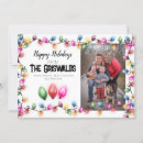 Search for light bulb christmas cards Red