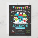 Search for snow much fun invitations Snowman