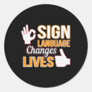 Search for interpreter stickers Awareness asl