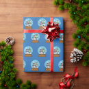 Search for snow globe wrapping paper Snowman