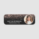 Search for rose gold name tags Sparkling