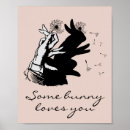 Search for pink bunny posters Black