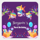 Search for school of sharks stickers Party