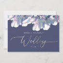Search for dusty blue and silver wedding invitations Typography