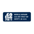 Search for 60 return address labels Sixtieth