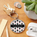 Search for red cat rounded key rings Black paws