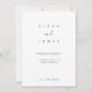 Search for subtle invitations Modern professional glam minimalist