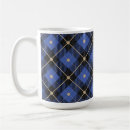 Search for blue plaid mugs Black