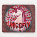Search for goth mousepads Unicorn