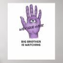 Search for big brother is watching you posters Orwellian