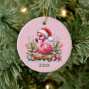Search for pink flamingos christmas tree decorations Beach