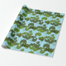 Search for frogs wrapping paper Cute