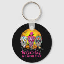 Search for pink skull key rings Breast