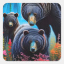 Search for bear family stickers Nature