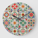 Search for spanish ceramic clocks Moroccan