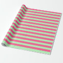Search for pink and green striped wrapping paper Stripes