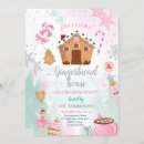 Search for gingerbread house decorating invitations Cookies and cocoa
