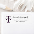 Search for legal return address labels Scales of justice