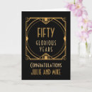 Search for fifty years cards Gold