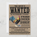 Search for chicken invitations Vintage