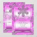Search for snowflake sweet 16 invitations Glitter