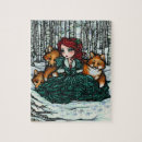 Search for winter fox puzzles Trees