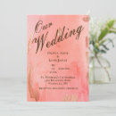 Search for peach and gold wedding invitations Elegant