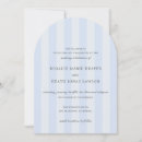 Search for stripe blue invitations Sophisticated