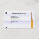 Search for lined writing business cards Book