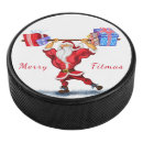 Search for santa hockey pucks Funny