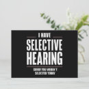 Search for selective invitations Funny