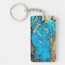 Search for gems key rings Turquoise