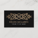 Search for celtic business cards Triquetra
