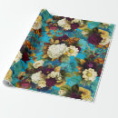 Search for blue and white floral wrapping paper Vintage flowers