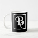 Search for fancy coffee mugs Black and white