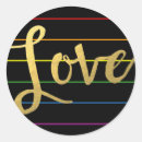 Search for gold foil love stickers Elegant