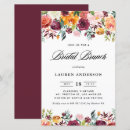 Search for autumn bridal brunch invitations Floral