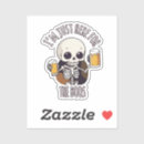 Search for funny oktoberfest stickers Skeleton