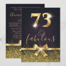 Search for 73rd invitations Gold