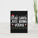 Search for vodka cards Santa