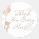 Search for thank you beary much stickers Teddy bear